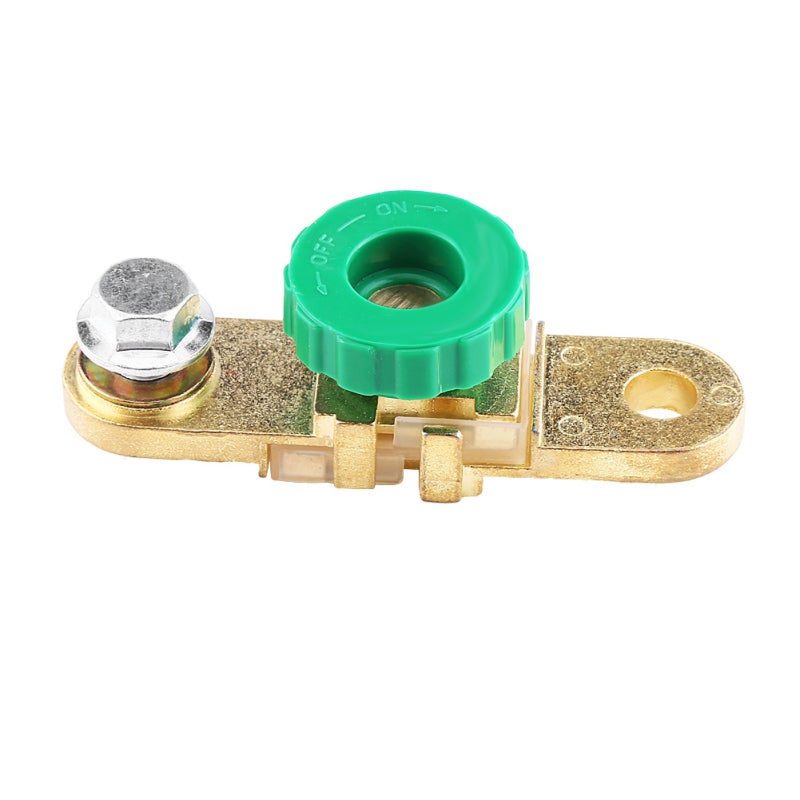 Battery Disconnect Switch: Brass Plated Zinc Alloy, Corrosion Resistant - Good Conductivity, Stable Performance, 10mm Pile Head Size for Vehicle Batteries - Image 2