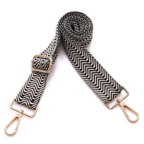 S-Jacorry Purse Strap replacemnet Crossbody Bag Women Wide Adjustable Canvas Cute Shoulder Strap Replacement Belt - Image 2