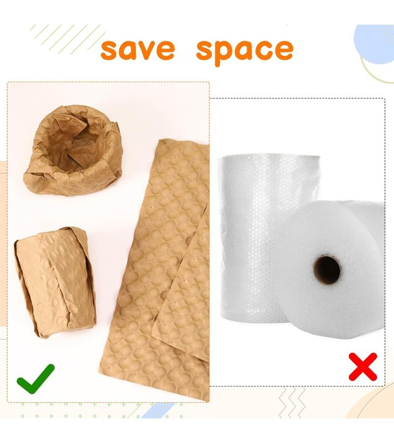100 Pcs Plastic Free Cushioning Paper For Moving Boxes Fragile Items Protection - Image 4