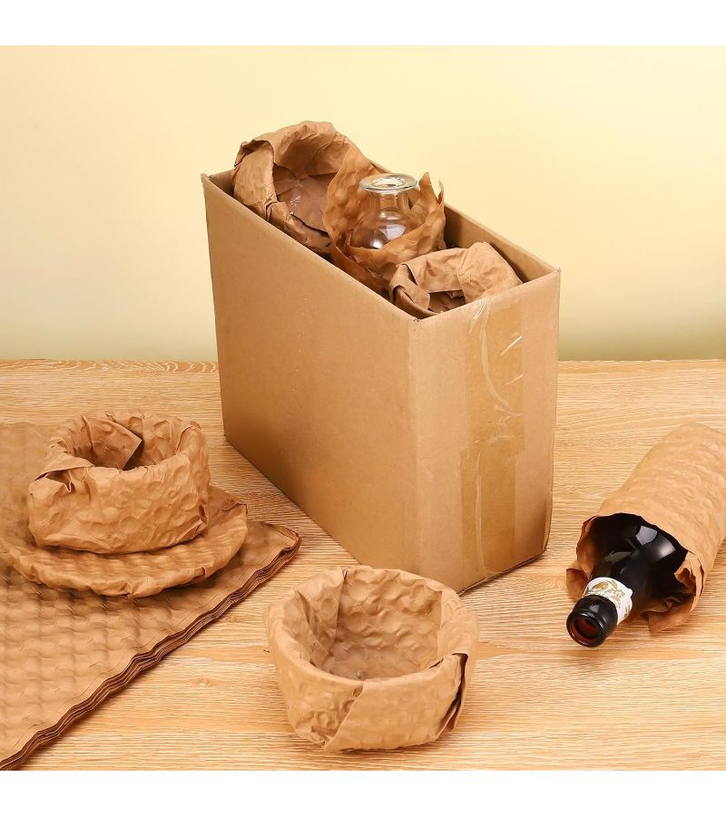 100 Pcs Plastic Free Cushioning Paper For Moving Boxes Fragile Items Protection - Image 5