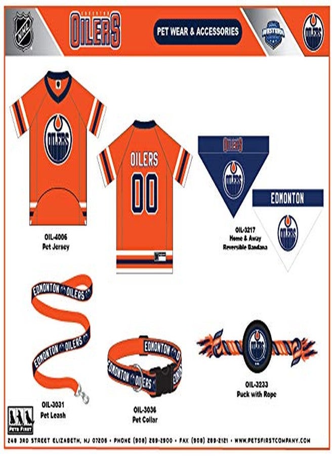 Pets First NHL Edmonton Oilers Collar for Dogs & Cats, Medium. - Adjustable, Cute & Stylish! The Ultimate Hockey Fan Collar! - Image 4