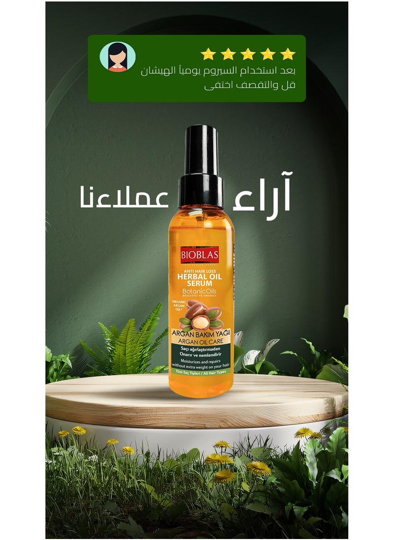BIOBLAS Bioblas Anti-Hair Loss Herbal Oil Argan Care 65 Ml  - Image 3