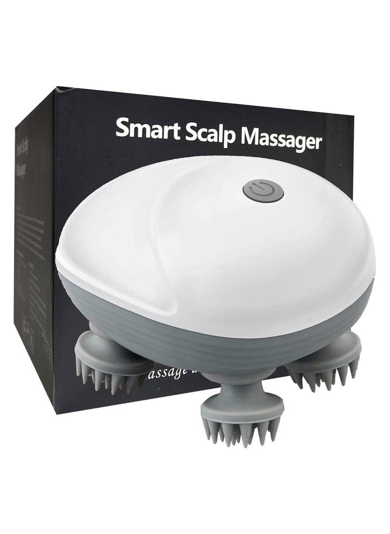SUKILO Electric Scalp Massager – 3 Modes Head Kneading Massage Device, Waterproof & Rechargeable Portable Massager for Hair Deep Cleaning and Blood Circulation  - Image 1
