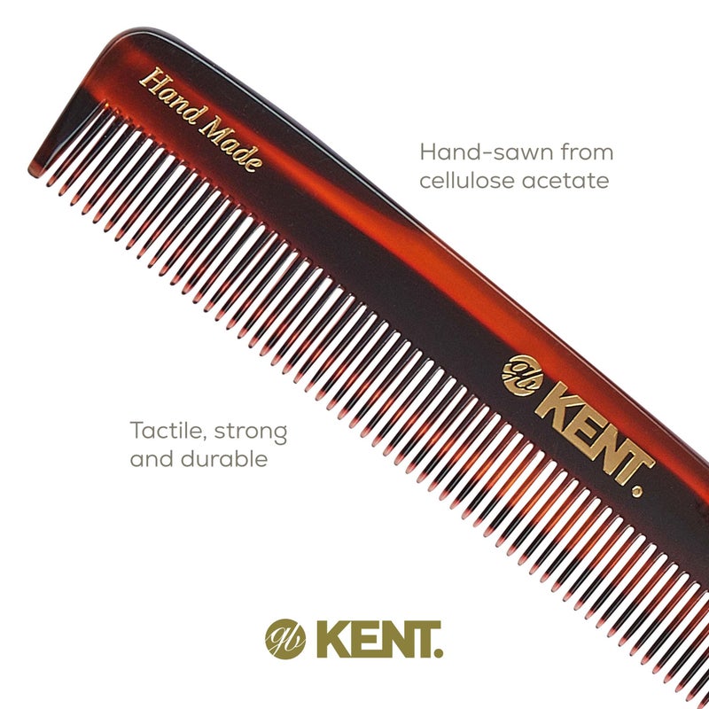 Kent F3T Tortoiseshell Fine Tooth Comb - Hair Parting and Straightening Comb for Men's & Women's Dandruff Remover, Saw Cut and Hand Polished Made in England - Image 5