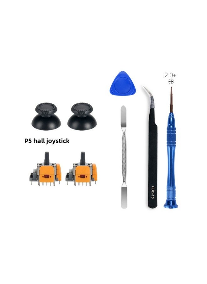 Generic PS5 Handle Hall Rocker PS5 Handle Left And Right Joystick Hall Rocker Latest Version Adjustable-Product Color:P5 Suit 31  - Image 1