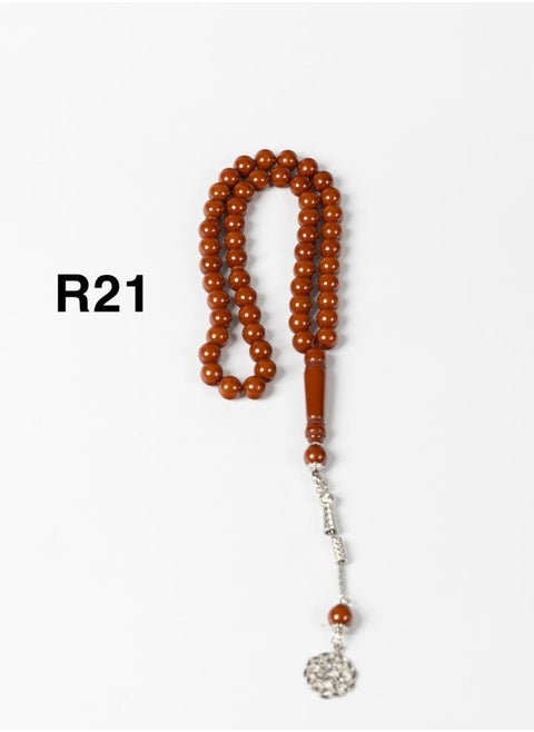 Men's rosary, size 10 ml, number of beads 51, model R21