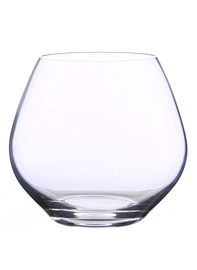 smart serve Bohemia Crystal Amoroso Stemless CocktailGinWine Glass Set 440ml Set of 2 CrystalClearerLighter for Wine Tasting Gift Packaging for Valentines Day Anniversary Birthday Gifts with Gift Box  - Image 4