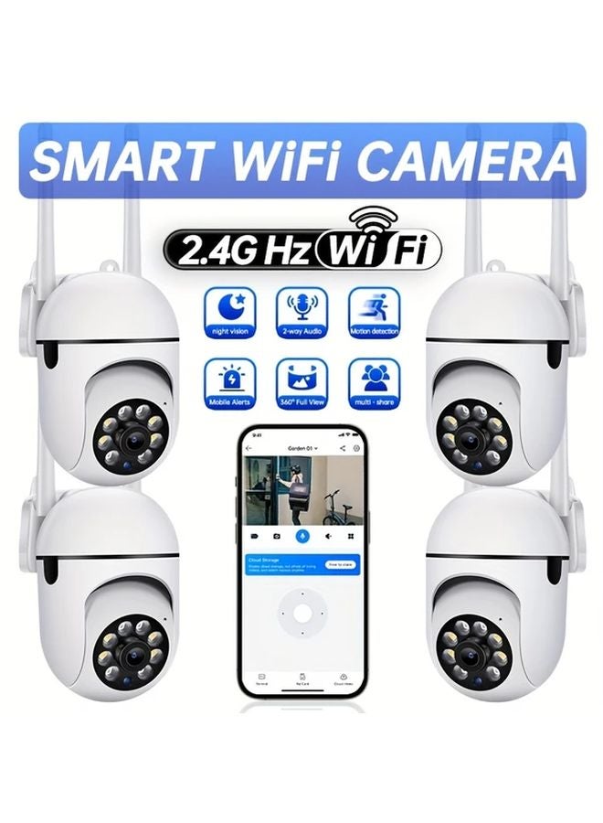 R88 1080P Night Vision Monitor 2 4GHz WiFi Security Camera 360 PTZ Motion Detection - Image 2