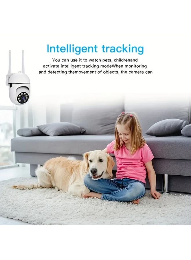 R88 1080P Night Vision Monitor 2 4GHz WiFi Security Camera 360 PTZ Motion Detection - Image 5