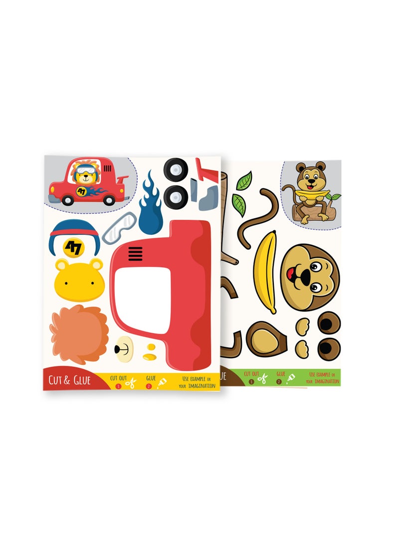 كتاب انشطة قص ولصق للاطفال -اولاد - Image 2