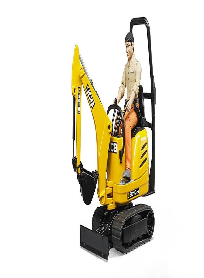 Bruder Jcb Micro Excavator 8010 Cts and Construction Worker (Colors May Vary) - Image 3