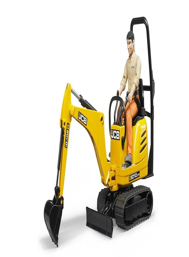 Bruder Jcb Micro Excavator 8010 Cts and Construction Worker (Colors May Vary) - Image 1