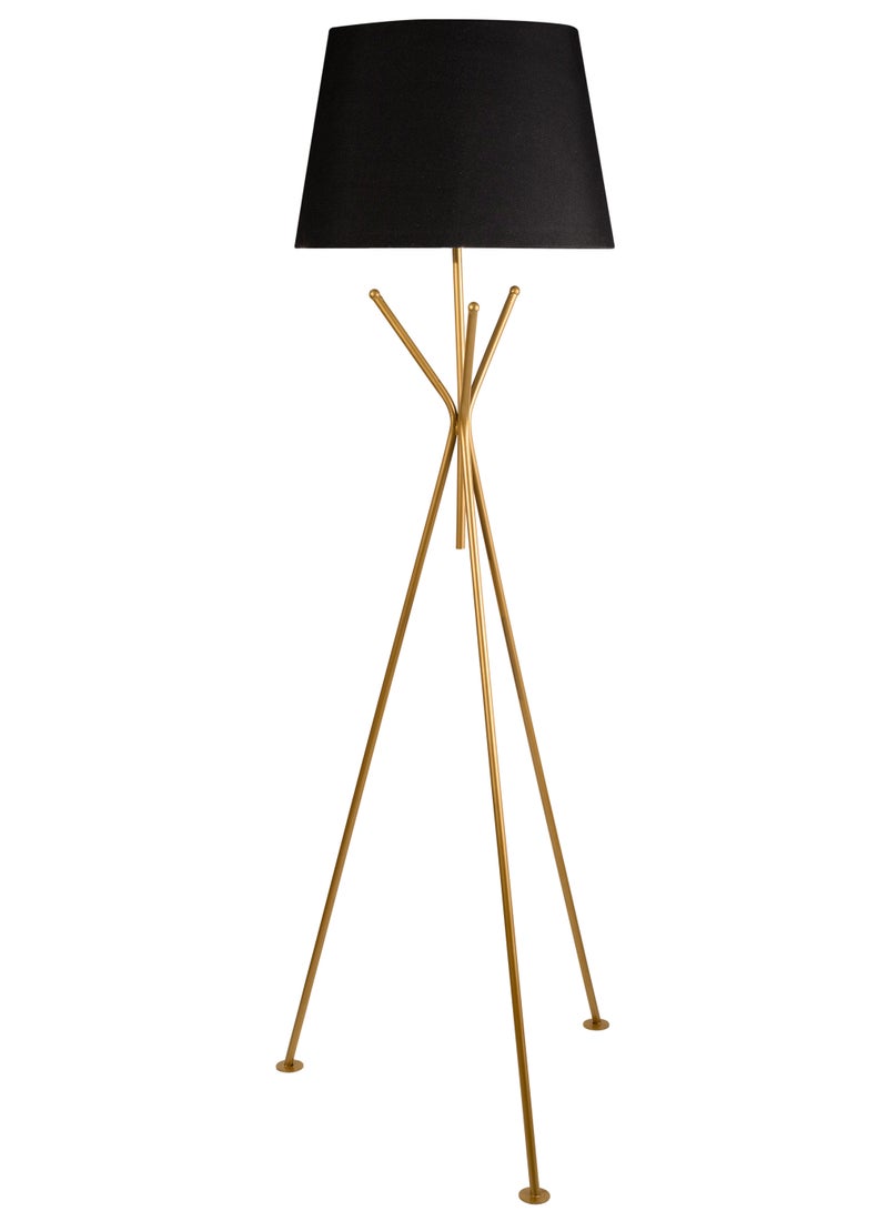 El Rawda Lighting Modern Floor Lamp | Modern And Elegant High Quality Metal Floor Lamp | Color: Gold × Black | Size: 150x40x40 cm 