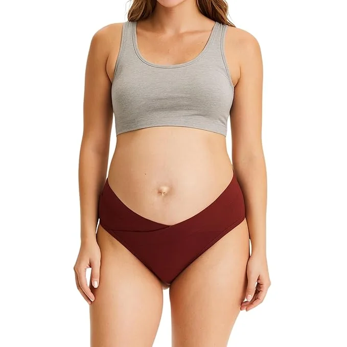 TUMMY  TUMMY Bamboo Cotton Low Waist V-Cut Panties – Pack of 12 for Women | Best Price UAE