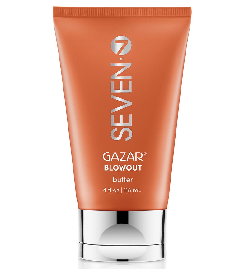 SEVEN Hair Care Gazar Blowout Butter Curly Hair Styling Curl Cream, Anti-Frizz, Hydrating, Thermal Heat Protection with Coconut Oil, Jojoba, Murumuru Butter, Perfect for Men & Women, Made in USA, 4oz - Image 1