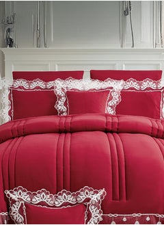 Noomi Lisa bridal bedspread nefrin 8 pcs microfiber high-end lace  - Image 3