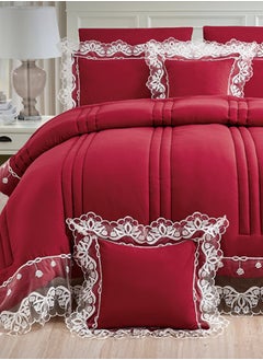 Noomi Lisa bridal bedspread nefrin 8 pcs microfiber high-end lace  - Image 2