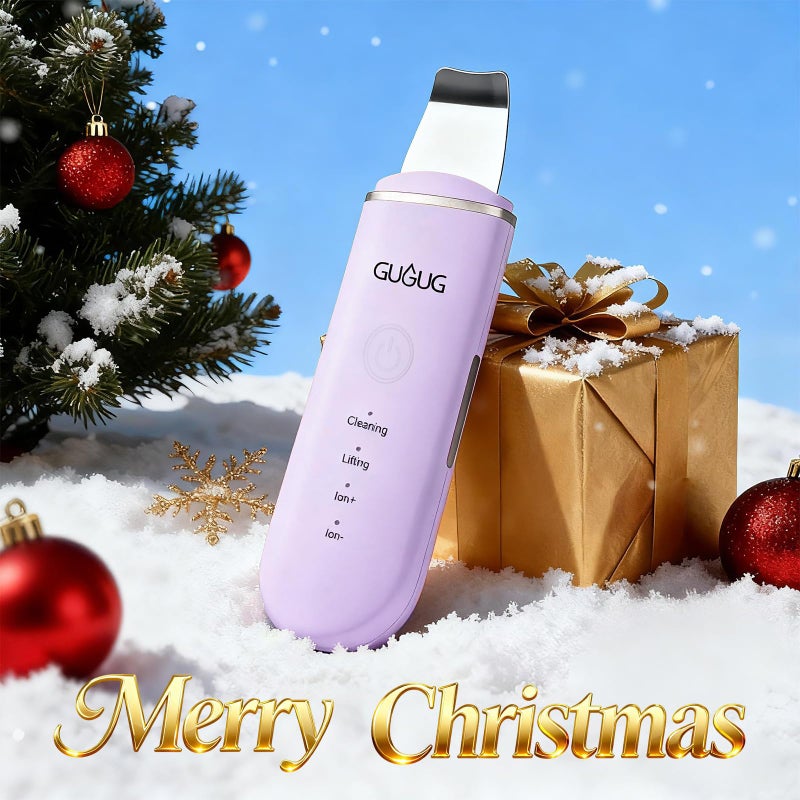 GUGUG أداة تنظيف البشرة GUGUG - ملعقة وجه لتنظيف المسام وإزالة الرؤوس السوداء - 4 أوضاع، بنفسجي - Image 2