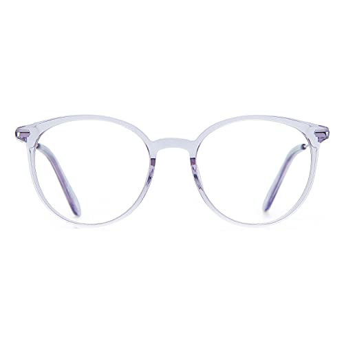 ZENOTTIC Round Optical Glasses Transparent Frame Clear Lens Eyewear Non-prescription Eyeglasses for Women - Image 2