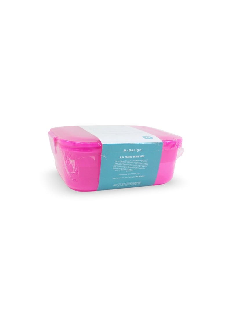 M-Design Fresco Lunch Box 2.1L – Pink - Image 2
