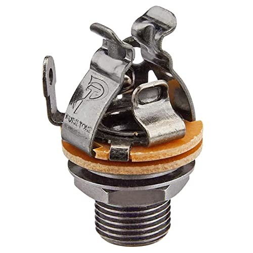 Pure Tone Technologies Pure Tone Multi-Contact 1/4 inch Mono Output Jack | Black Nickel | Dual Tension Grounds & Dual Positive Tips for Optimal Signal, Tone & Lowest Possible Noise - Image 5