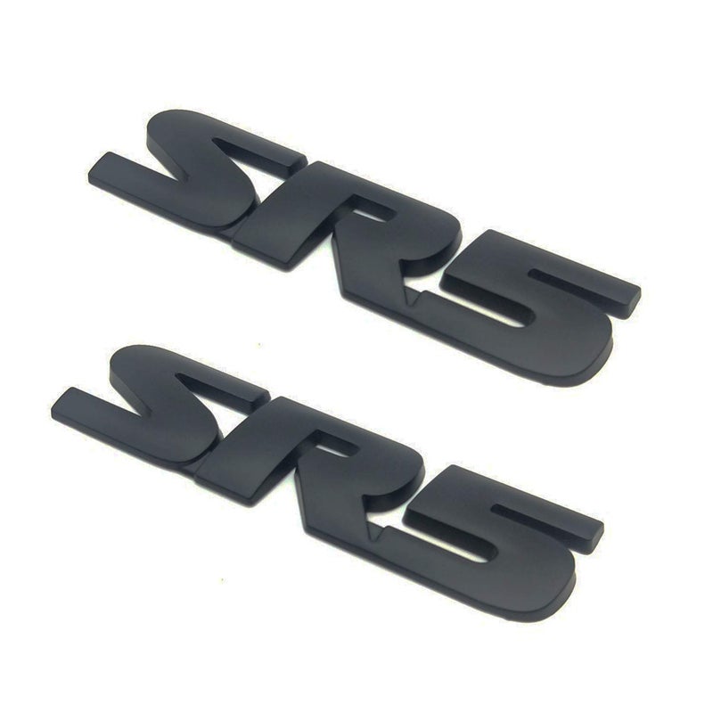 HUAPX 3D SR5 Metal Emblem,2Pack Replacement for 4Runner Accessories Badge Decal Emblem Fender Compatible with 4Runner Tacoma Tundra Highlander Car Trunk Sticker Kit (Not Overlay) - Image 1