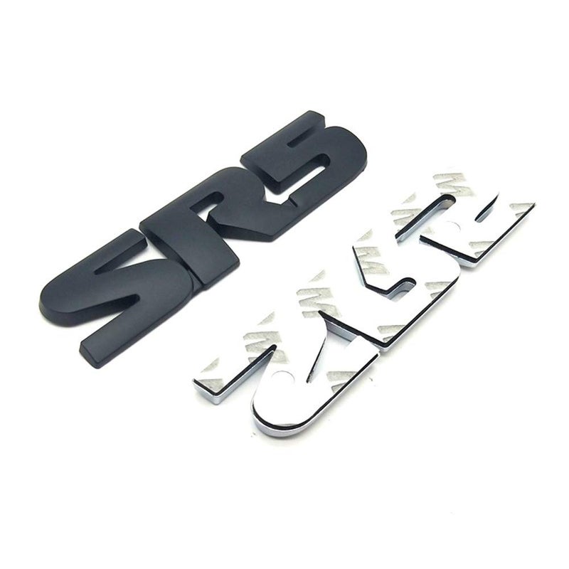 HUAPX 3D SR5 Metal Emblem,2Pack Replacement for 4Runner Accessories Badge Decal Emblem Fender Compatible with 4Runner Tacoma Tundra Highlander Car Trunk Sticker Kit (Not Overlay) - Image 3