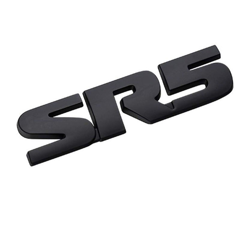 HUAPX 3D SR5 Metal Emblem,2Pack Replacement for 4Runner Accessories Badge Decal Emblem Fender Compatible with 4Runner Tacoma Tundra Highlander Car Trunk Sticker Kit (Not Overlay) - Image 2