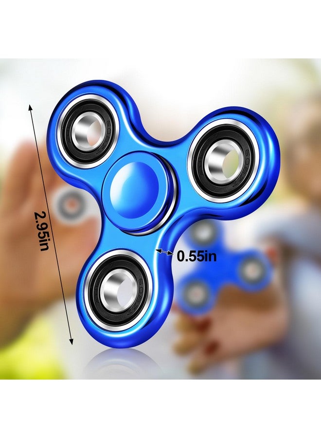 جيجيلي قطعتان من لعبة فيدجيت سبينر للأطفال والكبار لتخفيف التوتر، ألعاب فيدجيت حسية رائعة مطلية بالكهرباء، ألعاب فيدجيت سبينر للأطفال المصابين بفرط الحركة ونقص الانتباه والتوحد، هدايا أعياد الميلاد، هدايا للفصول الدراسية للأولاد والبنات - Image 4