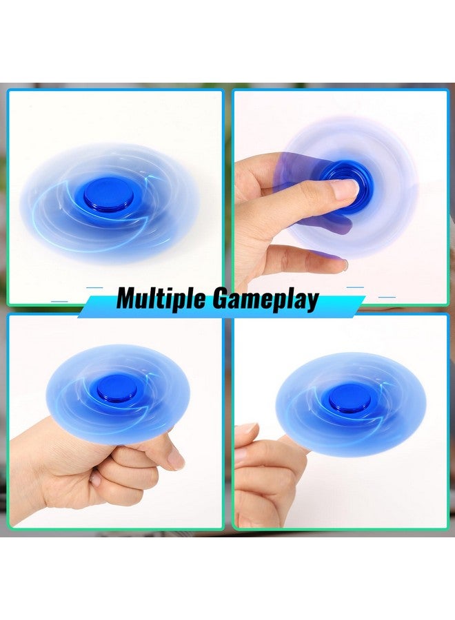 جيجيلي قطعتان من لعبة فيدجيت سبينر للأطفال والكبار لتخفيف التوتر، ألعاب فيدجيت حسية رائعة مطلية بالكهرباء، ألعاب فيدجيت سبينر للأطفال المصابين بفرط الحركة ونقص الانتباه والتوحد، هدايا أعياد الميلاد، هدايا للفصول الدراسية للأولاد والبنات - Image 3