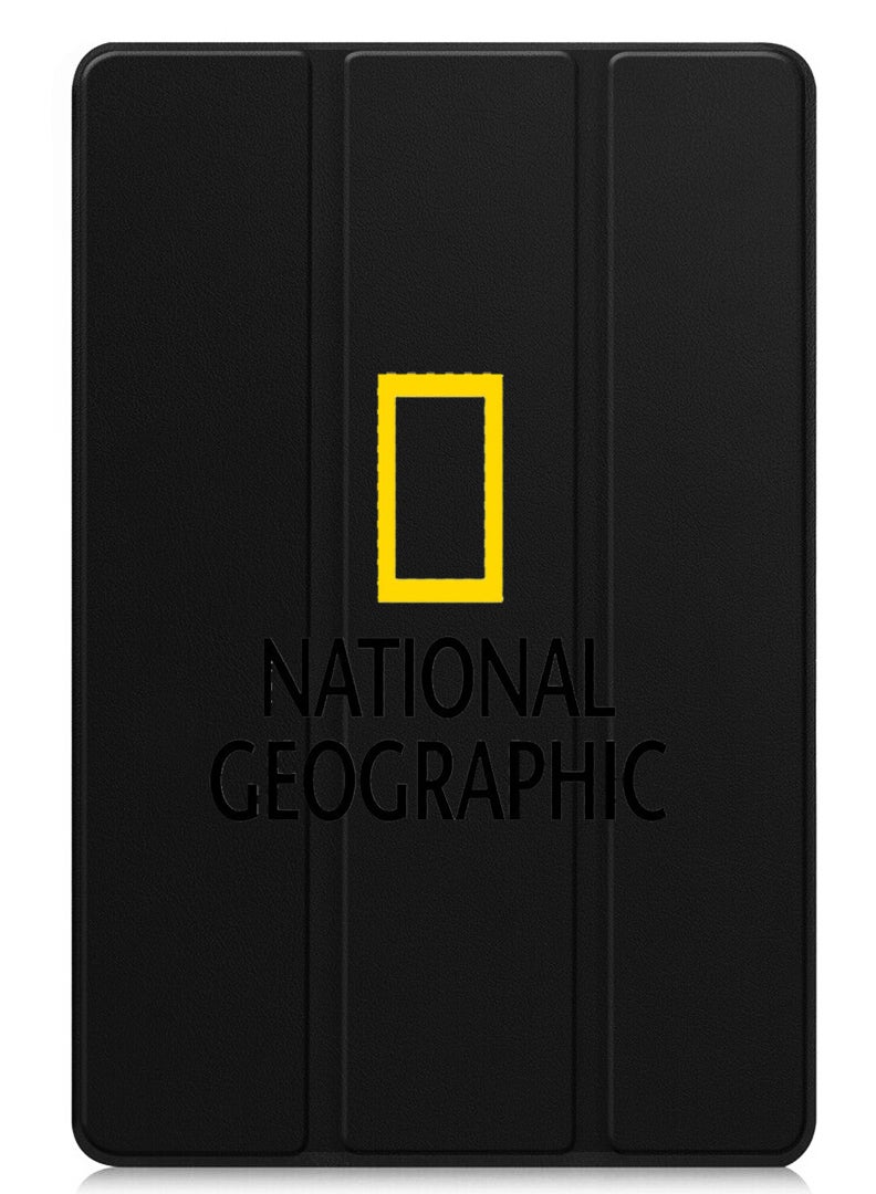 Theodor Protective Flip Case For Apple iPad Pro 11 (2024) With Trifold Stand Auto Wake Sleep Shockproof Cover National Geography - Image 1