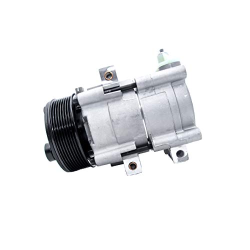 FKG AC Compressor and A/C Clutch 4L3Z19703AB Fit for 1997-2001 Ford E-150 Econoline 4.6L 5.4L, 1997-2001 Ford E-250 Econoline 5.4L, 1997-2002 Ford Expedition 4.6L 5.4L - Image 2
