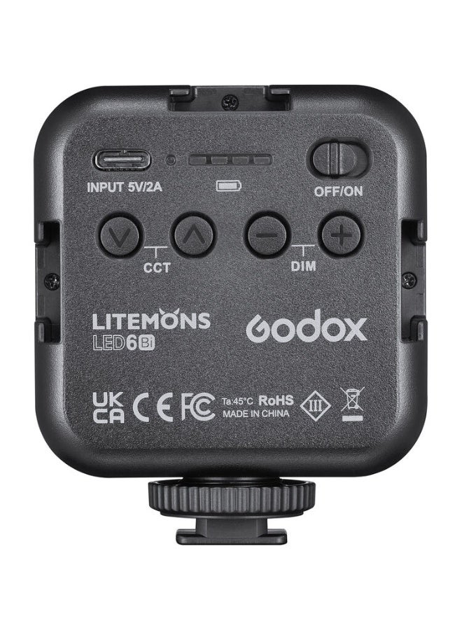 جودوكس Godox Litemons Bi-Color Pocket-Size LED Video Light (3200 to 6500K) - Image 4