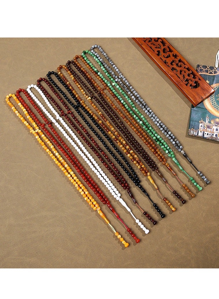 GRKC 99 Beads 8mm Acrylic Tasbih Prayer Beads – Lightweight, Durable, Perfect for Daily Use - Image 2