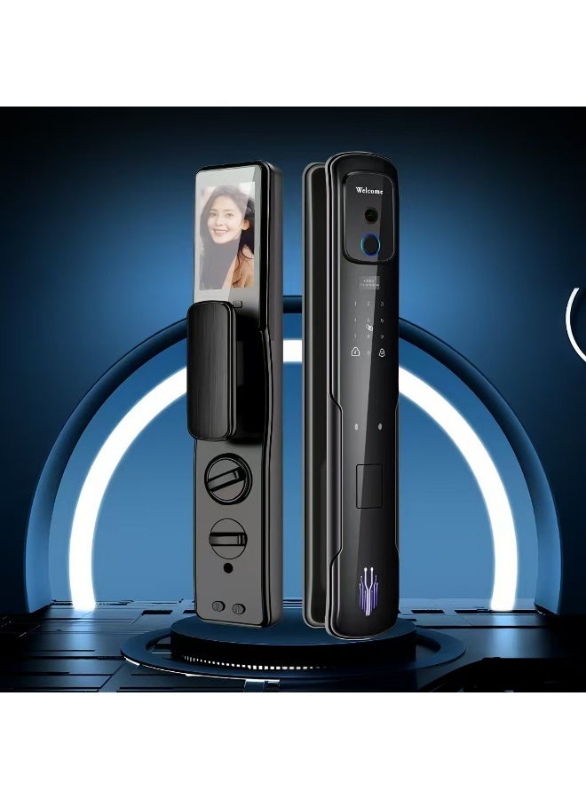 Smart Door Lock for Whole House, Facial Recognition Password Lock, Remote Peephole Image Transmission, Linked Smart Lock - Image 1