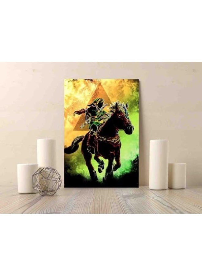Ecokraftarabia Soul of the Horse Wall Art for Decoration Home And Office Decor Poster, 20x30cm, 1Pcs (Unframed Poster) - Image 3