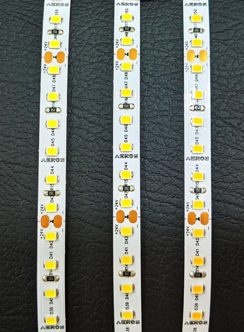 AEROS LED Dimmable Strip Light SMD2835 9.6Watts per mtr DC24V Natural White 4000K IP20 5mtr Reel High Lumen Output  - Image 3