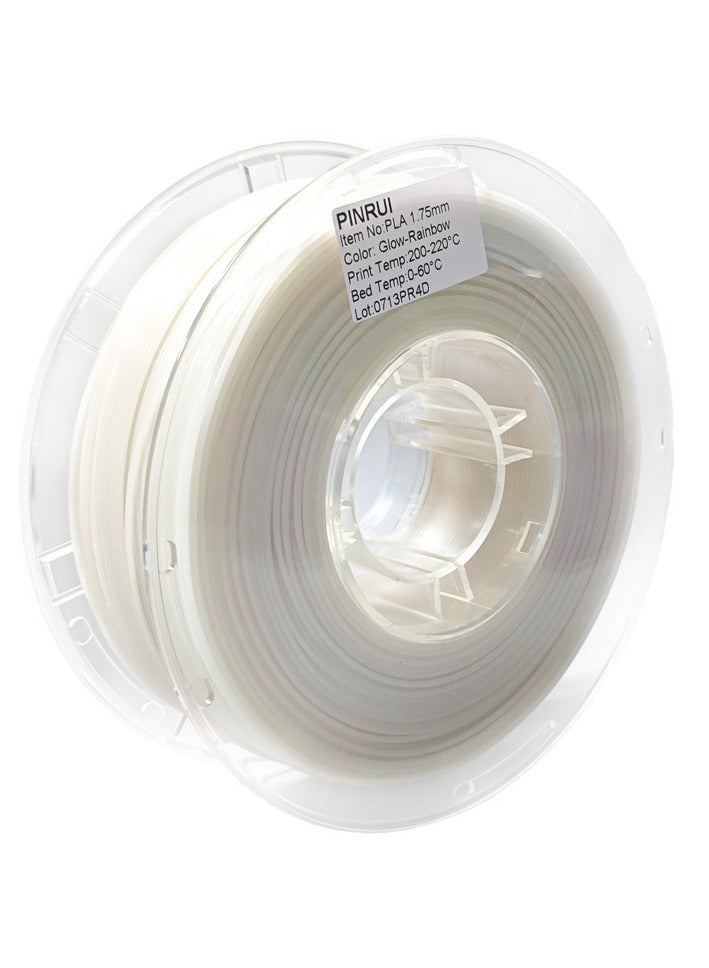 3D Printing Consumables PLA Luminous Rainbow 1.75mm Luminous Gradient Multi-color Luminous PLA - Image 1