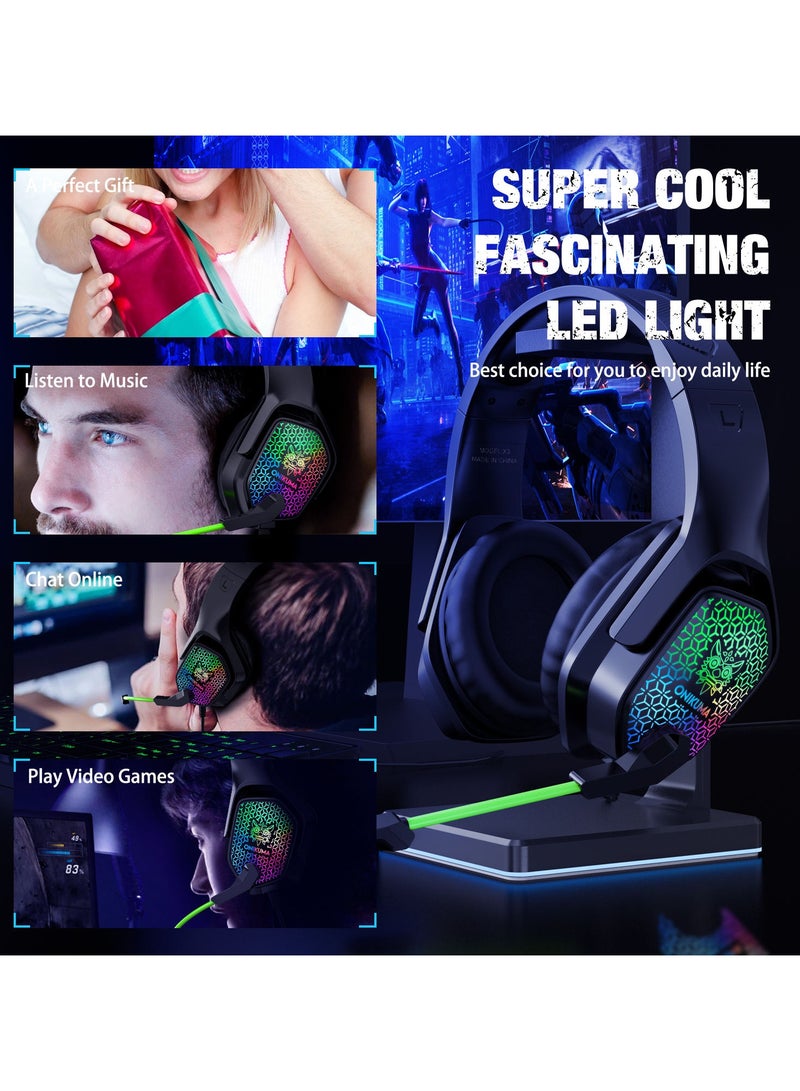 Onikuma X3 Anti-Blur Wired Headphones 3.5mm Wired Headset with Mic for Gaming - Image 3