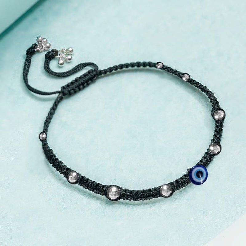 Zavya 925 Sterling Silver Rhodium Plated Adjustable Anklet (Single) | Gift for Women & Girls | With Certificate of Authenticity & 925 Hallmark - Image 3