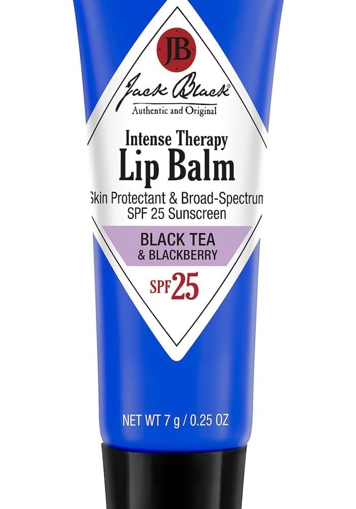 Jack Black Intense Therapy Lip Balm SPF 25 with Black Tea & Blackberry - 7g/0.25oz - Image 1