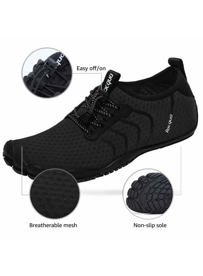 Racqua Composite mesh barefoot water shoes for men and women, Wz11eu Black, 46 EU - Image 3