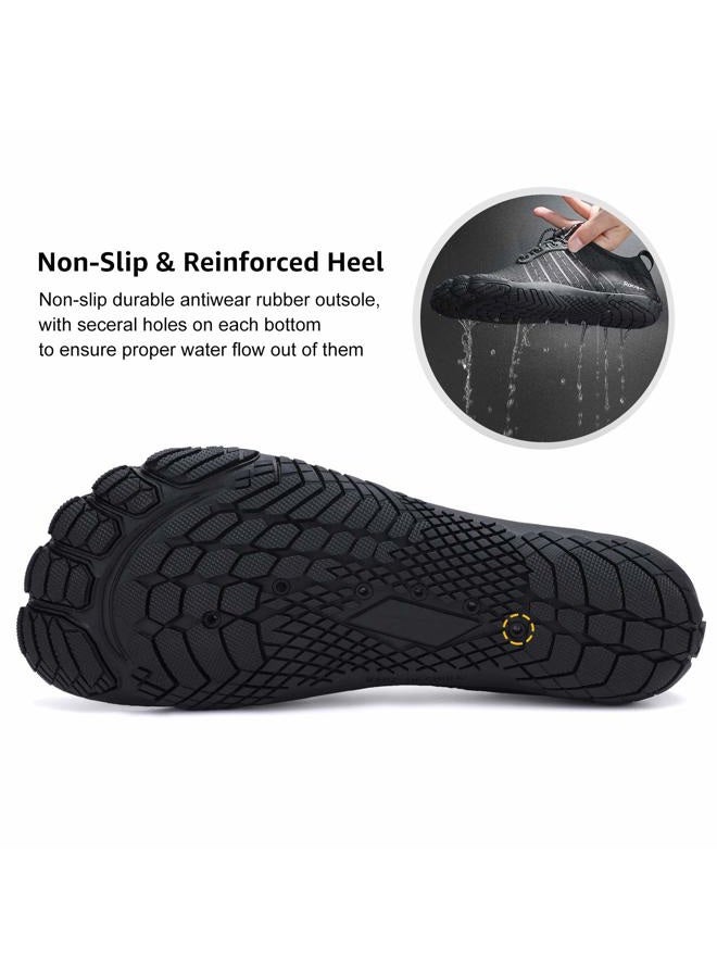 Racqua Composite mesh barefoot water shoes for men and women, Wz11eu Black, 46 EU - Image 5