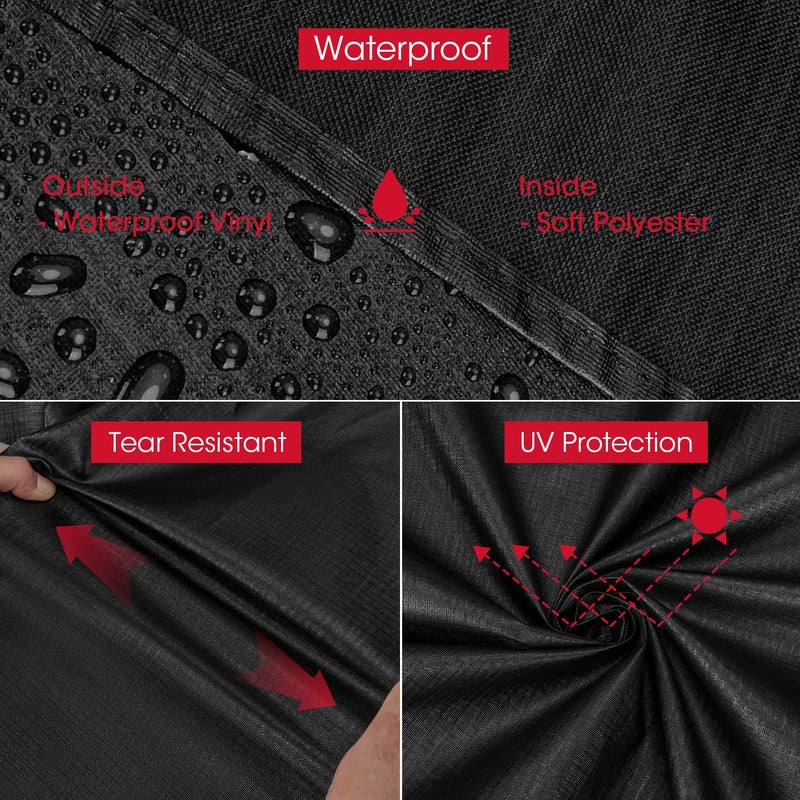 Unicook Griddle Cover for Blackstone 36 Inch ProSeries, Flat Top BBQ Grill Cover 75 Inch for Outdoor 4 Burner Cooking Station, Unique Waterproof Vinyl with Polyester Lining - Image 4