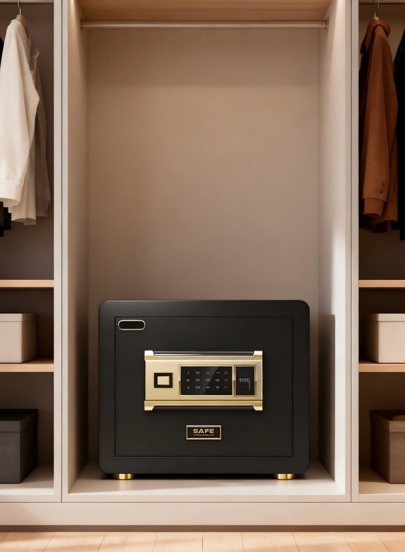 Arabest Electronic Safe,0.6 Cubic Safe Box with Electronic Keypad, for Valuables Jewelry and Documents in Home, Hotel, or Business, 9.84" x 13.78" x 9.84" Inches - Image 1