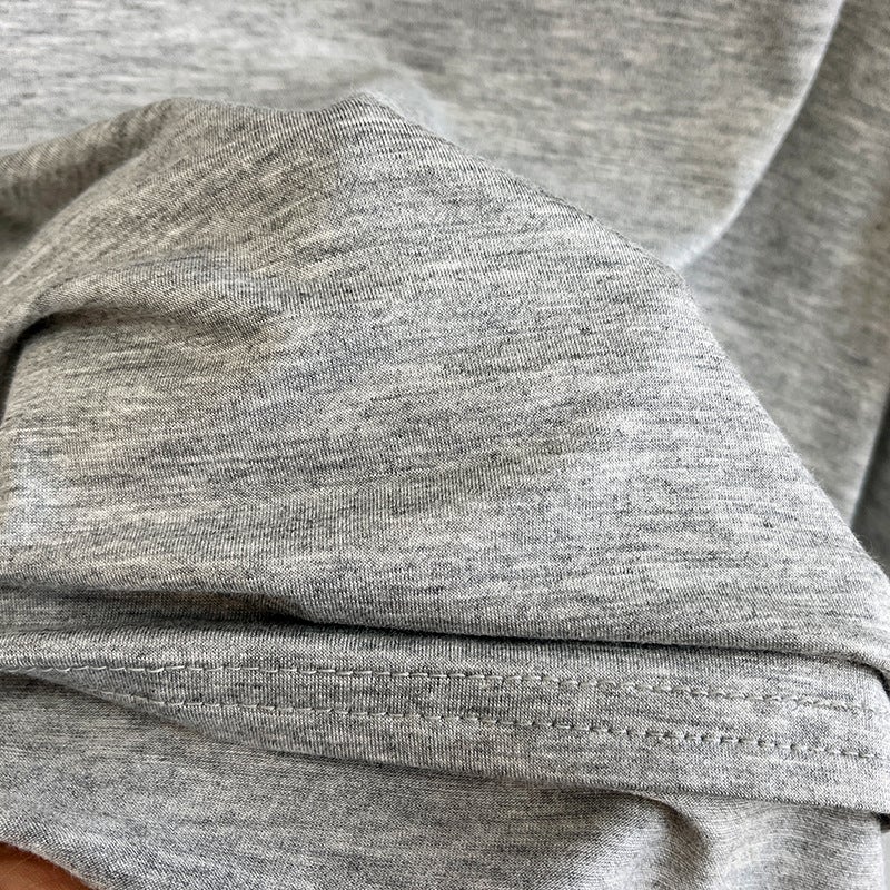Modal Crewneck Short T-Shirt Women'S 2023 Solid Color All-Match Loose Slim-Fit Dolman Sleeve Top Trendy - Image 4