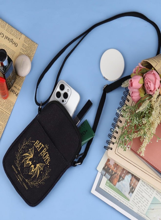 BLUPARK B Boys Crossbody Bag Fantasy Book Gift A-CO-Tar Merch Rhysand Azriel Cassian Crossbody Bag Bat B-oys Fan Club Handbag (CB, B Boy Mini) - Image 4