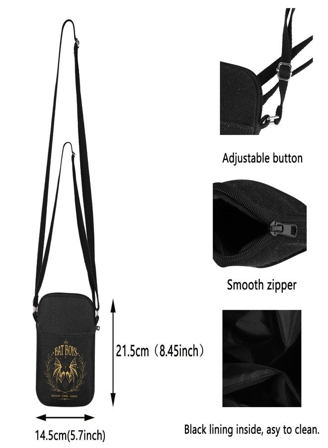 BLUPARK B Boys Crossbody Bag Fantasy Book Gift A-CO-Tar Merch Rhysand Azriel Cassian Crossbody Bag Bat B-oys Fan Club Handbag (CB, B Boy Mini) - Image 2