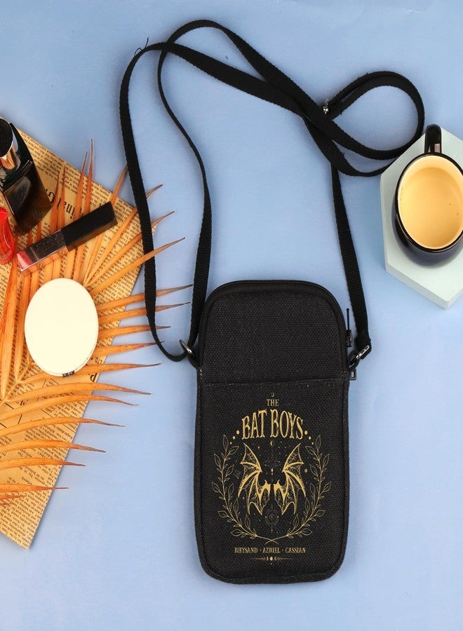 BLUPARK B Boys Crossbody Bag Fantasy Book Gift A-CO-Tar Merch Rhysand Azriel Cassian Crossbody Bag Bat B-oys Fan Club Handbag (CB, B Boy Mini) - Image 5