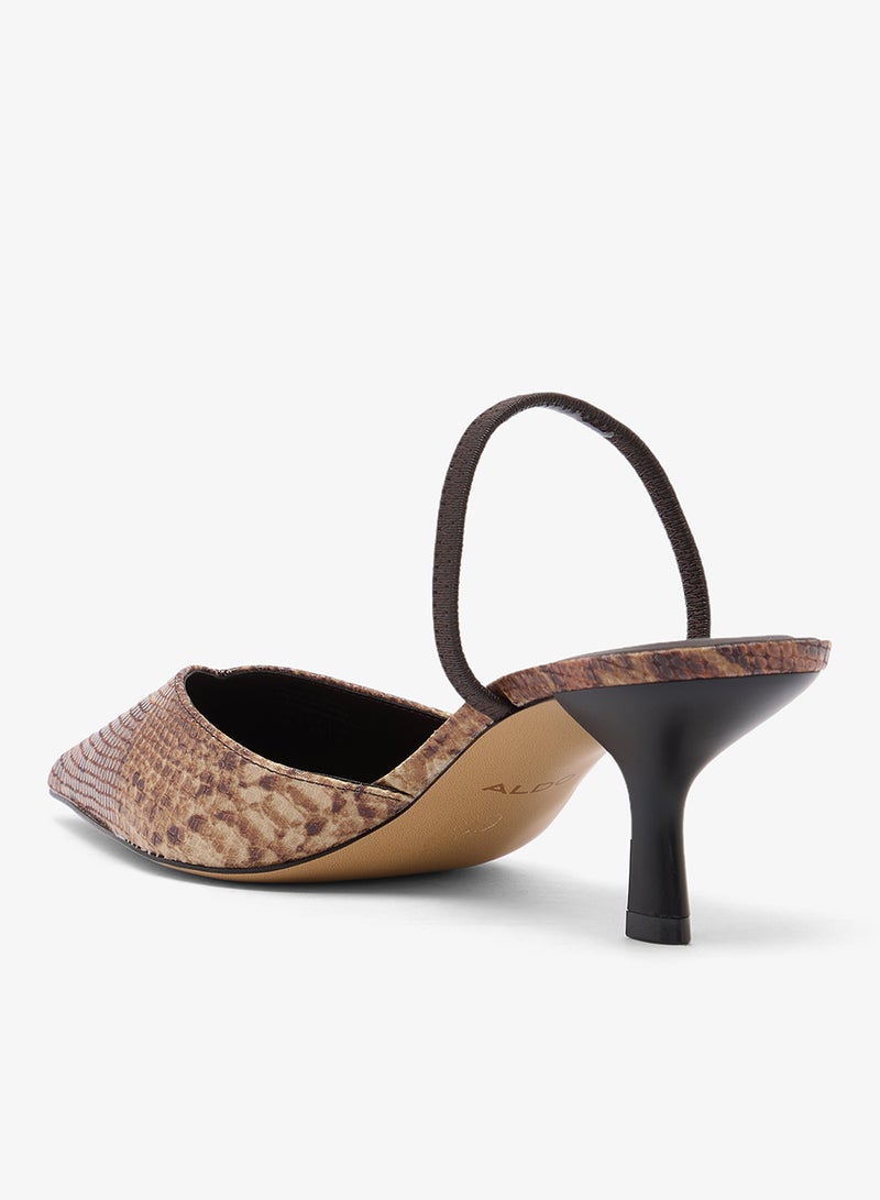 ALDO OLIVIA Snake Print Pointed Toe Pumps - Image 3